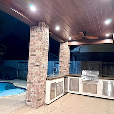 Custom Outdoor Kitchen Build in Magnolia, TX 1