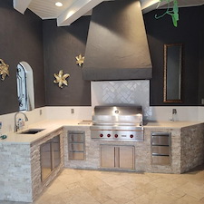 Custom Outdoor Kitchen Build in Magnolia, TX 0