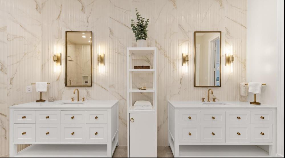 Full Master Bathroom Remodel with Wall Tile Surround and Paint in Magnolia, TX