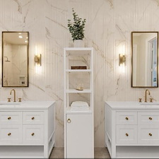Full Master Bathroom Remodel with Wall Tile Surround and Paint in Magnolia, TX 2